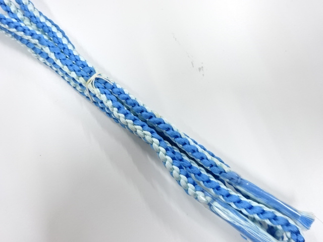 未使用品　正絹　手組帯締め